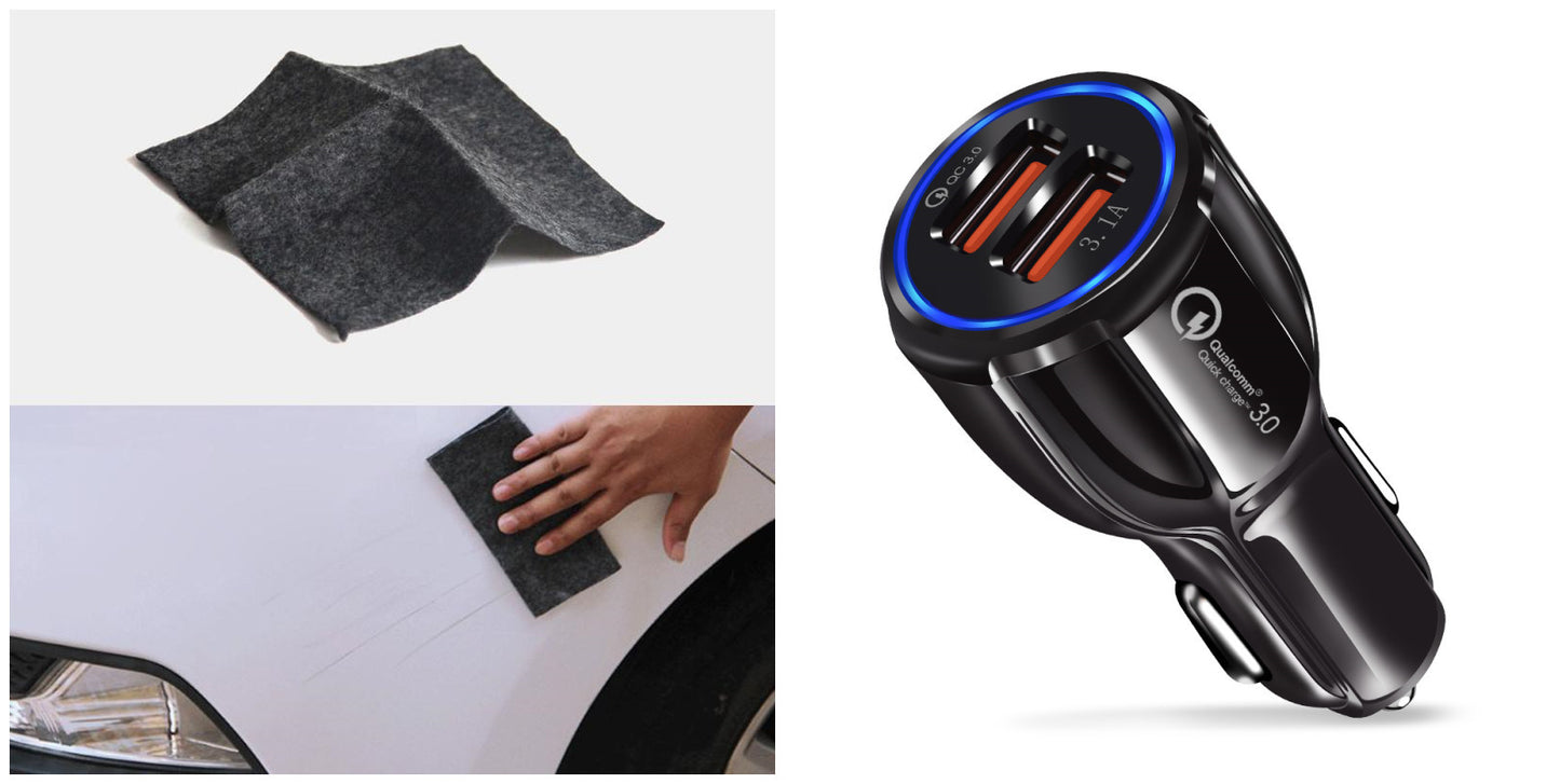 Leather gram gravity mobile phone car holder