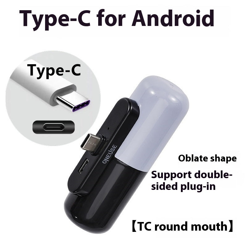 Capsule Android Portable Fast Charge Power Bank