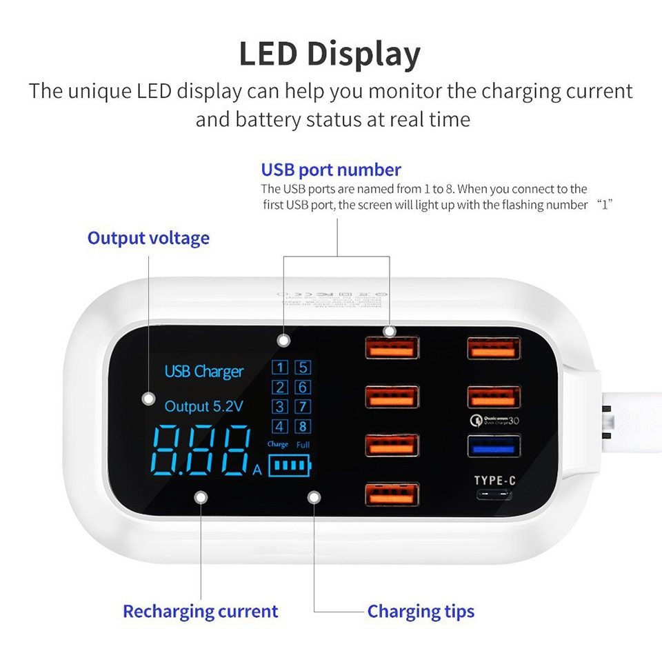 Smart USB Charger Station
